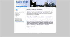 Desktop Screenshot of castlepeak.co.uk